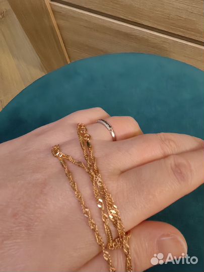 Золотая цепь женская 585 пробы