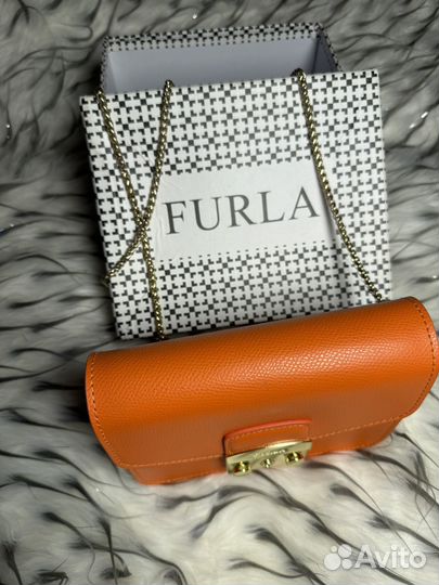 Сумка натуральная кожа furla