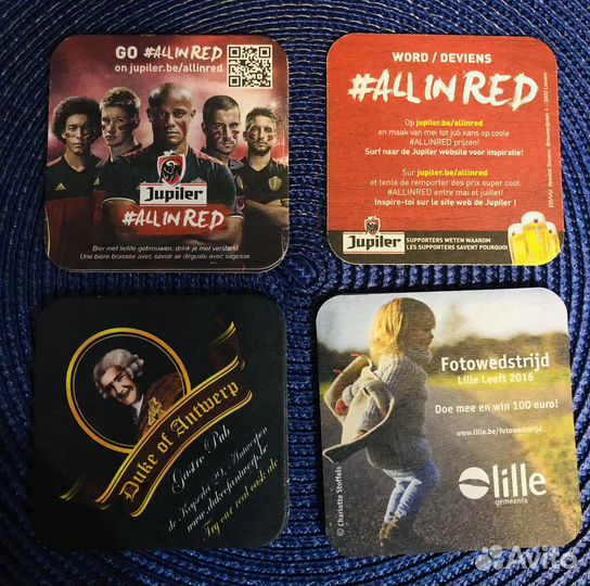 Подставки биркедели под пивные кружки новые