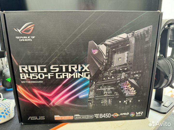 Материнская плата Asus ROG strix B450-F Gaming