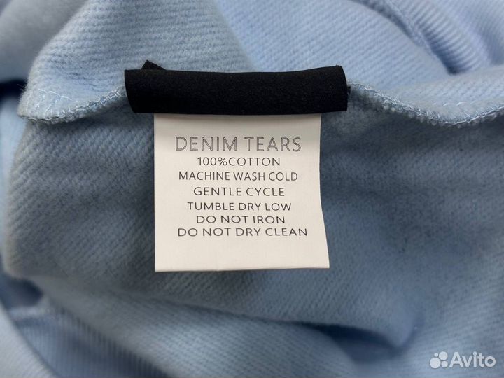 Толстовка denim tears light blue