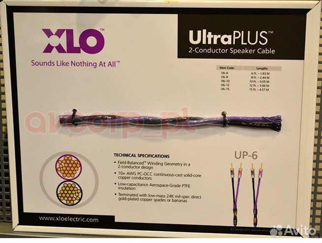 Кабель XLO Ultra+ Speaker 10AWG