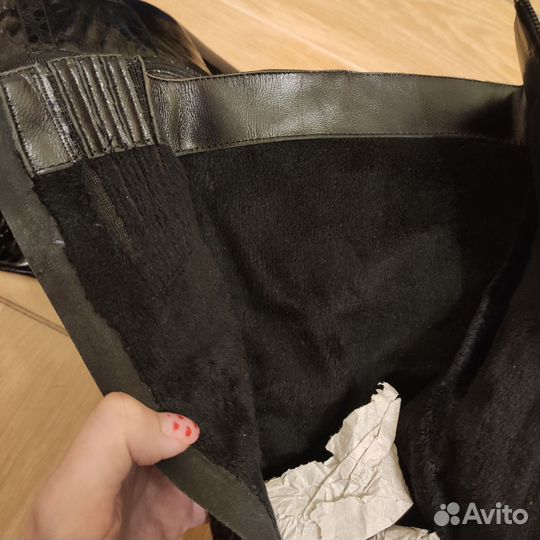 Сапоги демисезонные кожаные Thomas Munz, 38 р