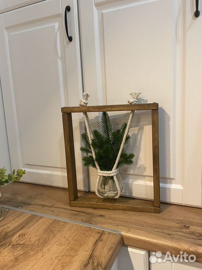 Новогодний декор, Гидропонная ваза, Рамка