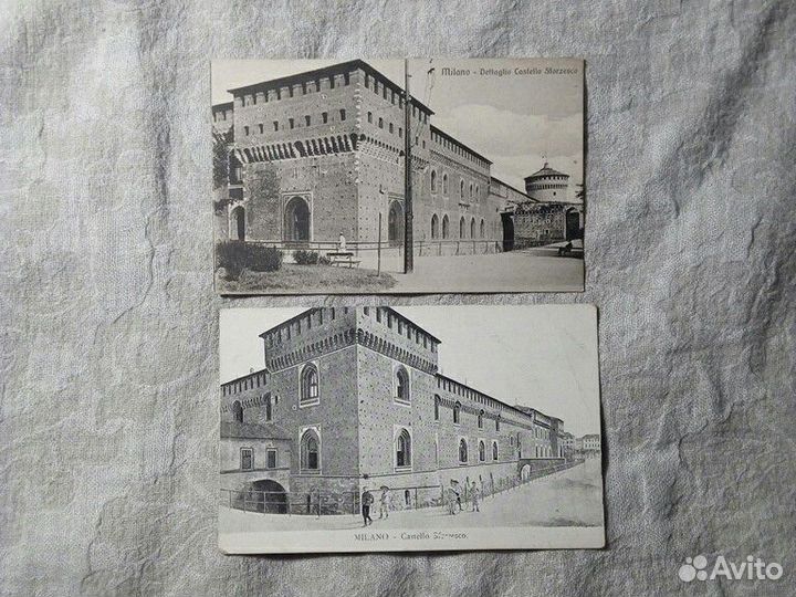 Почтовые карточки (Милан Италия ) 8шт 20 век