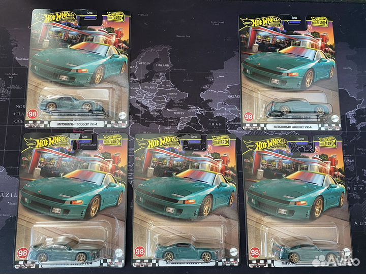 Hot wheels premium Mitsubishi 3000 GT VR-4