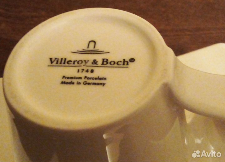 Кружка с блюдцем Villeroy & Boch. Германия