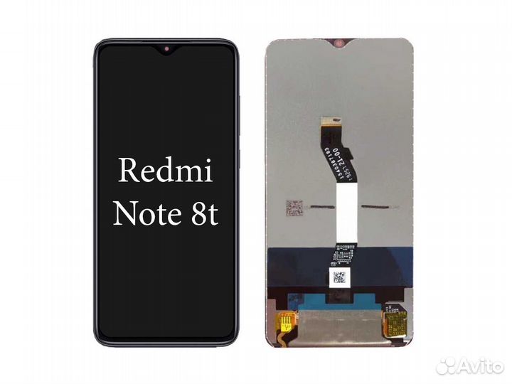 Новый дисплей с установкой Xiaomi Redmi Note 8T