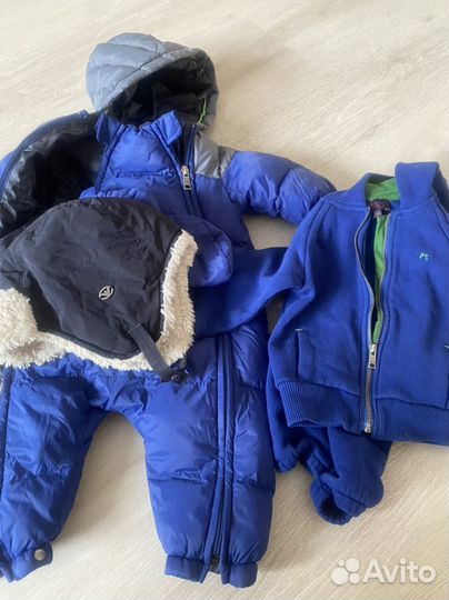 Пакет детских вещей бренд от 3 до 9 мес мальчик