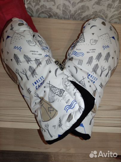 Муфта варежки на коляску leokid