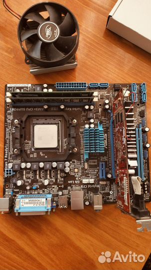 AMD Athlon II X4 640, SocketAM3 + asus M5A78L-M LX