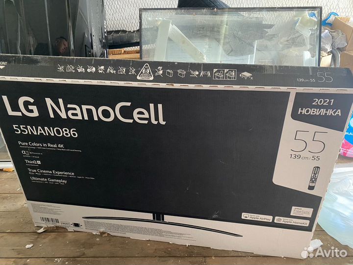 Телевизор LG разбита матрица