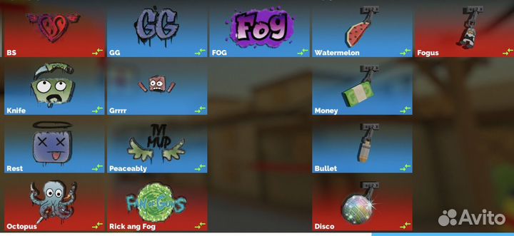 Скины из игры fan of guns