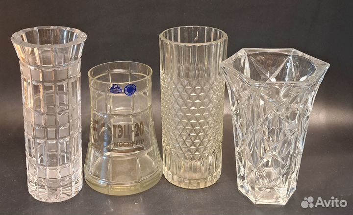 Вазы Хрустальные, Советский винтаж