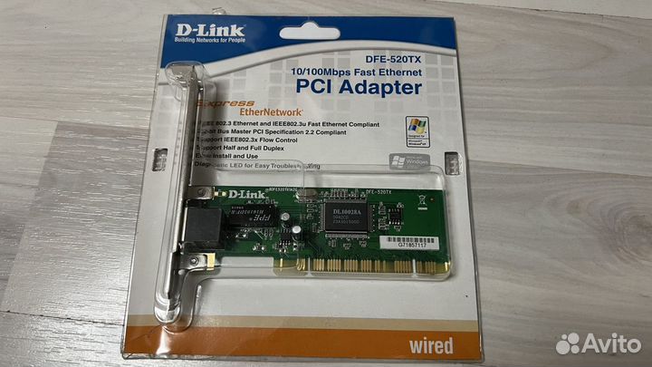 Сетевая карта D-Link DFE-520TX