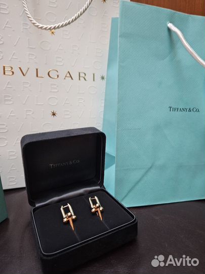 Серьги Tiffany Hardwear оригинал