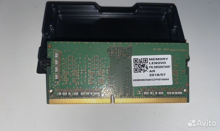 Оперативная память so-dimm ddr4 4gb samsung 2666