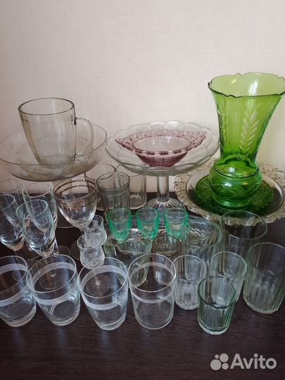 Стеклянная посуда из СССР
