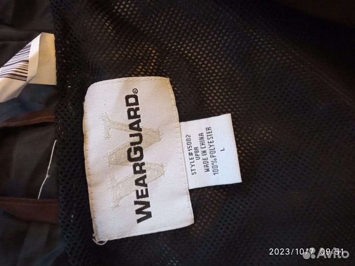 Ветровка дождевик wearguard
