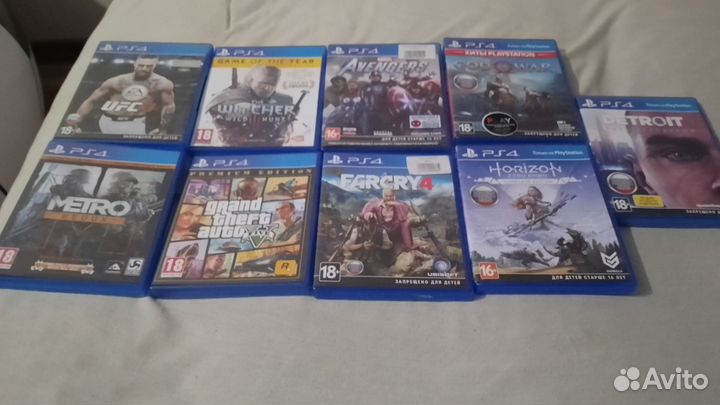 Продам игры на Ps4