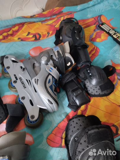 Роликовые коньки детские раздвижные