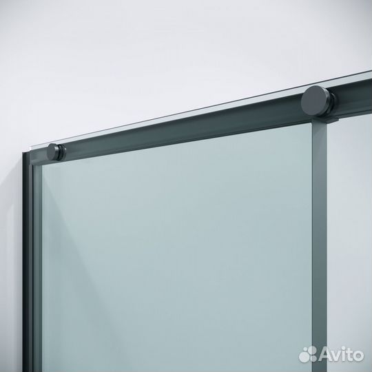 Душевая дверь Niagara Nova 130 NG-34-13AGR профиль графит/стекло прозрачное