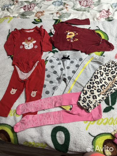 Детские вещи пакетом на девочку 80-86