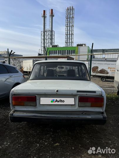 ВАЗ 2107 1.5 МТ, 1995, битый, 69 000 км