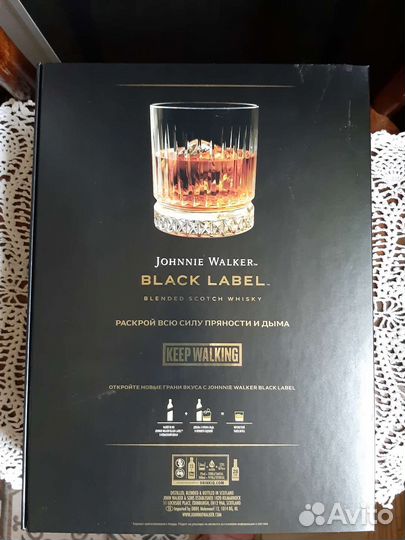 Коробка от виски Black Label на магните