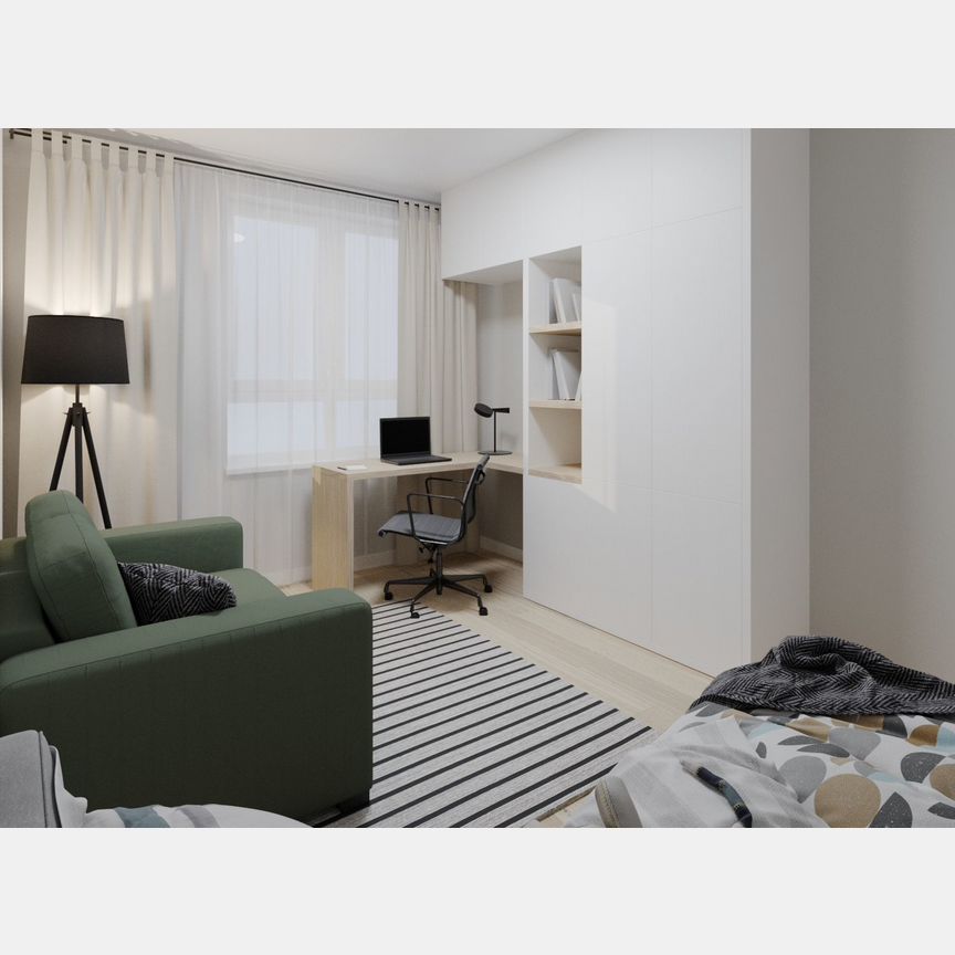 2-к. квартира, 53 м², 10/12 эт.