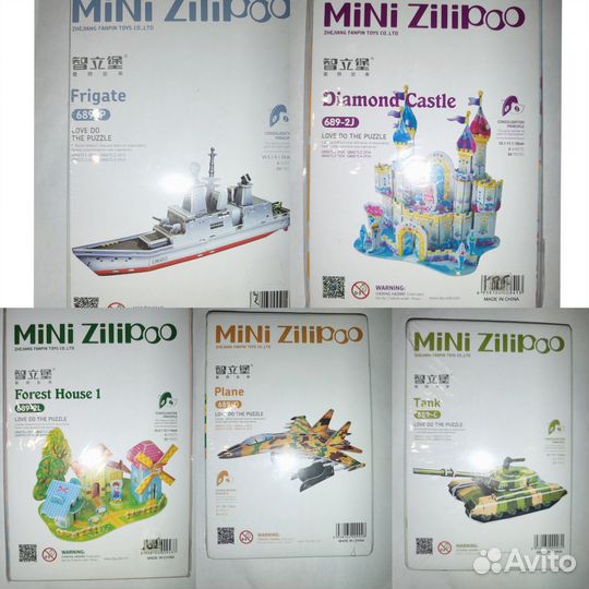 3D пазлы новые