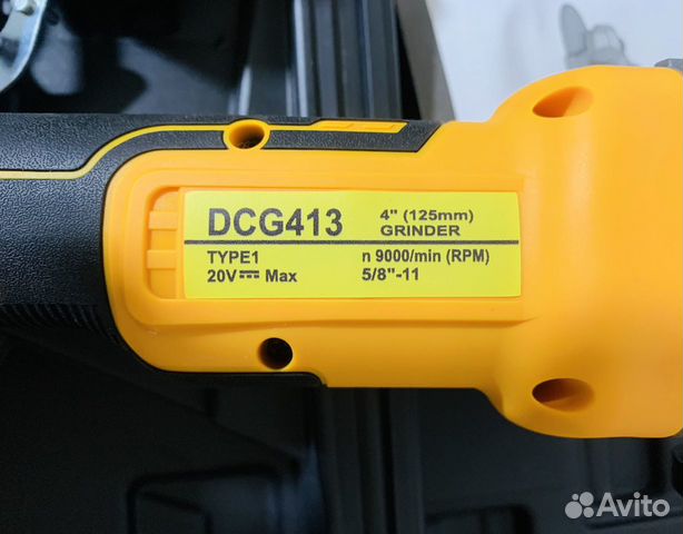 Аккумуляторная ушм болгарка 125 dewalt DCG413
