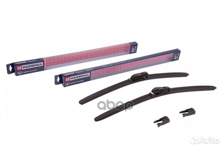 Комплект бескаркасных щеток стеклоочистителя 21