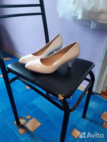Туфли лаковые свадебные