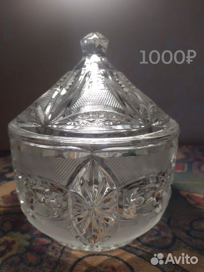 Хрустальные салатники вазы