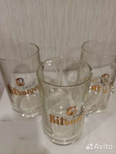 Три пивных кружки