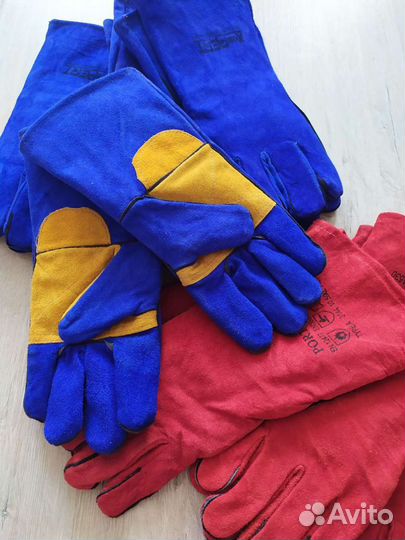 Перчатки краги сварщика спилковые, на подкладке