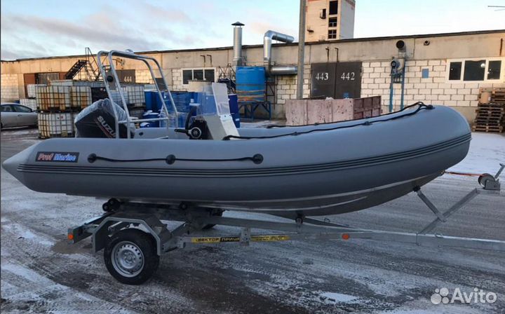 Лодка риб профмарин рм 450 RIB С ал. корпусом tum