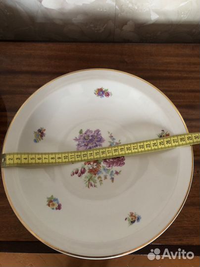 Столовый сервиз СССР «мейсенский букет»