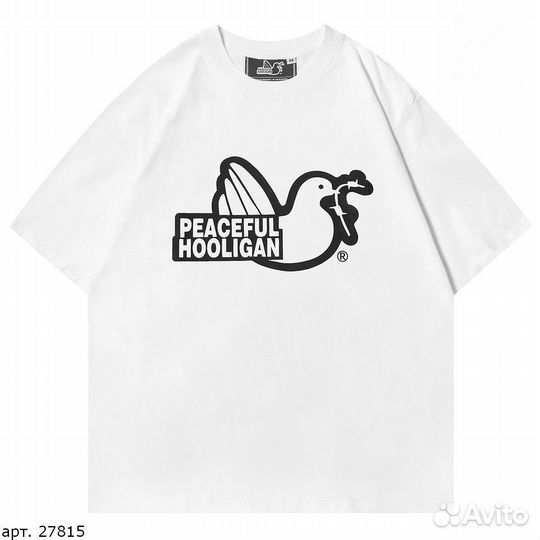Футболка Peaceful Hooligan Белая