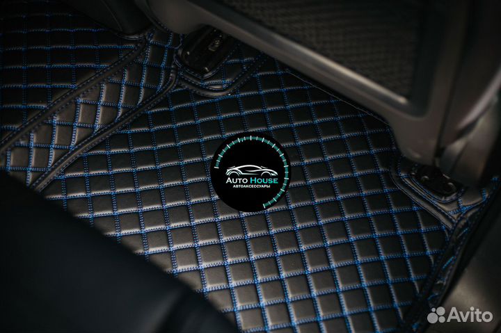 3Д ковры из экокожи для Mercedes GLS 167 2020