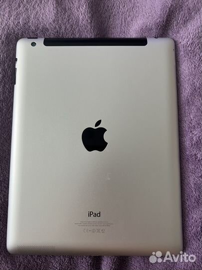 Apple iPad 4 Wi-Fi Cellular 32 Гб Черный