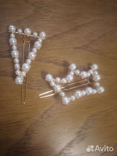 Комплект заколки,резинки,невидимки для волос