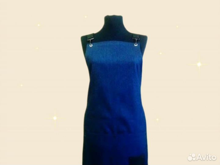 Фартук джинсовый