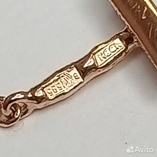 Золотые серьги 585 пробы
