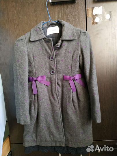 Пальто на девочку 116