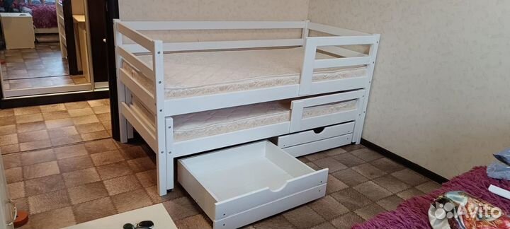 Кровать детская двуспальная Софа 2. Цвет на выбор