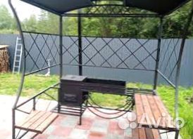 Мангал С крышей