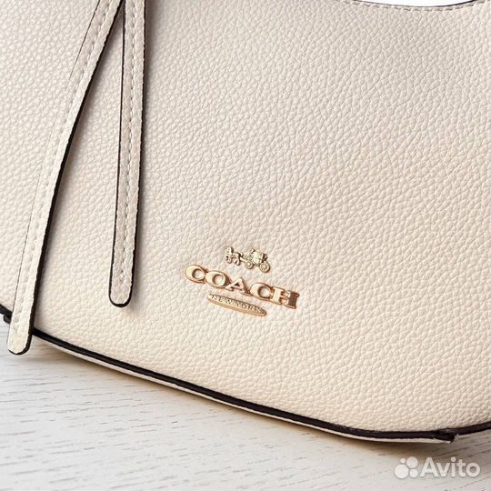 Женская сумка Coach багет банан кроссбоди