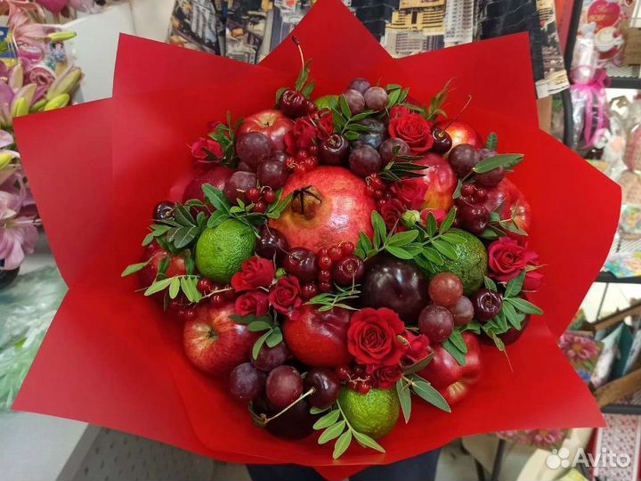 Съедобные букеты из фруктов